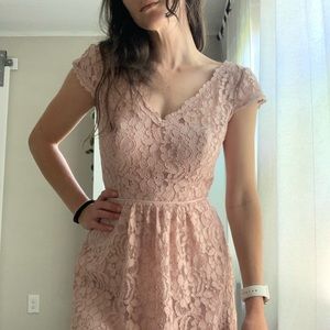 Lace Cocktail Dress - Wedding Guest Dress
